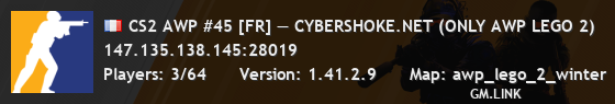 CS2 AWP #45 [FR] — CYBERSHOKE.NET (ONLY AWP LEGO 2)