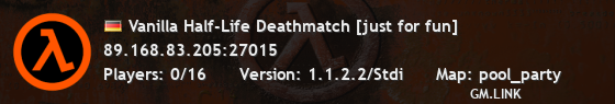 Vanilla Half-Life Deathmatch [just for fun]