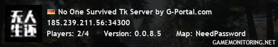 No One Survived Tk Server by G-Portal.com