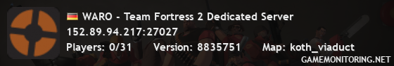 WARO - Team Fortress 2 Dedicated Server