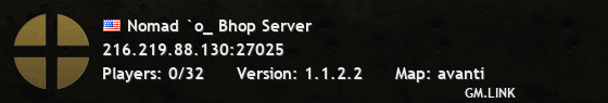 Nomad `o_ Bhop Server