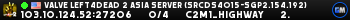 Valve Left4Dead 2 Asia Server (srcds4015-sgp2.154.192)