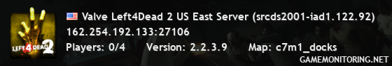 Valve Left4Dead 2 US East Server (srcds2001-iad1.122.92)