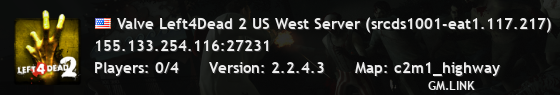 Valve Left4Dead 2 US West Server (srcds1001-eat1.117.217)