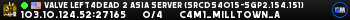 Valve Left4Dead 2 Asia Server (srcds4015-sgp2.154.151)