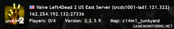 Valve Left4Dead 2 US East Server (srcds1001-iad1.121.322)
