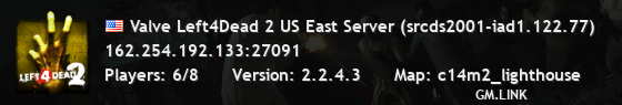 Valve Left4Dead 2 US East Server (srcds2001-iad1.122.77)