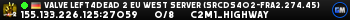 Valve Left4Dead 2 EU West Server (srcds402-fra2.274.45)
