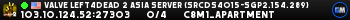 Valve Left4Dead 2 Asia Server (srcds4015-sgp2.154.289)