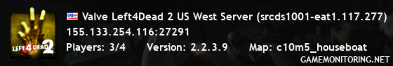 Valve Left4Dead 2 US West Server (srcds1001-eat1.117.277)