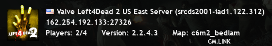 Valve Left4Dead 2 US East Server (srcds2001-iad1.122.312)