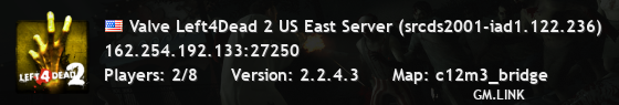 Valve Left4Dead 2 US East Server (srcds2001-iad1.122.236)