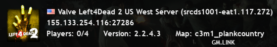 Valve Left4Dead 2 US West Server (srcds1001-eat1.117.272)