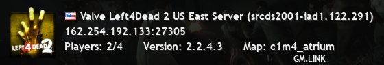 Valve Left4Dead 2 US East Server (srcds2001-iad1.122.291)
