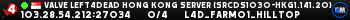 Valve Left4Dead Hong Kong Server (srcds1030-hkg1.141.20)
