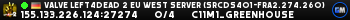 Valve Left4Dead 2 EU West Server (srcds401-fra2.274.260)