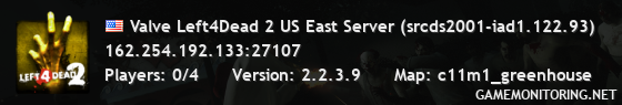 Valve Left4Dead 2 US East Server (srcds2001-iad1.122.93)