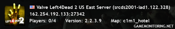 Valve Left4Dead 2 US East Server (srcds2001-iad1.122.328)