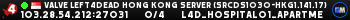 Valve Left4Dead Hong Kong Server (srcds1030-hkg1.141.17)