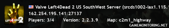 Valve Left4Dead 2 US SouthWest Server (srcds1002-lax1.115.123)