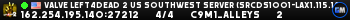Valve Left4Dead 2 US SouthWest Server (srcds1001-lax1.115.198)
