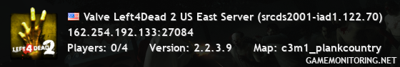 Valve Left4Dead 2 US East Server (srcds2001-iad1.122.70)