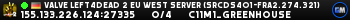 Valve Left4Dead 2 EU West Server (srcds401-fra2.274.321)