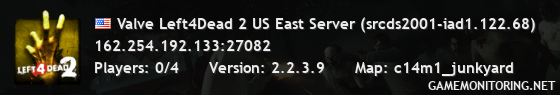 Valve Left4Dead 2 US East Server (srcds2001-iad1.122.68)