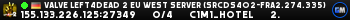 Valve Left4Dead 2 EU West Server (srcds402-fra2.274.335)