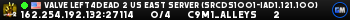 Valve Left4Dead 2 US East Server (srcds1001-iad1.121.100)