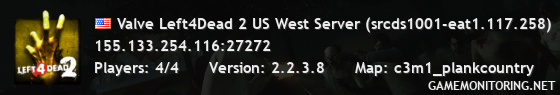 Valve Left4Dead 2 US West Server (srcds1001-eat1.117.258)
