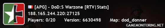 [APG] - DoD:S Warzone [RTV|Stats]