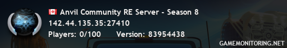 Anvil Community RE Server - Season 8