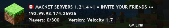 MACNET SERVERS 1.21.4 ✯| ✯ INVITE YOUR FRIENDS ••