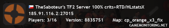 TheSaboteur's TF2 Server 100% crits+RTD/HLstatsX