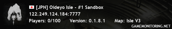 [JPN] Oideyo Isle - #1 Sandbox