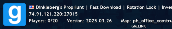 Dinkleberg's PropHunt | Fast Download | Rotation Lock | Invento