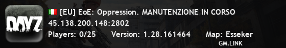 [EU] EoE: Oppression. MANUTENZIONE IN CORSO