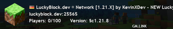LuckyBlock.dev ⭐ Network [1.21.X] by KevinXDev - NEW Lucky Drops