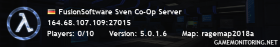 FusionSoftware Sven Co-Op Server