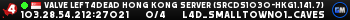 Valve Left4Dead Hong Kong Server (srcds1030-hkg1.141.7)