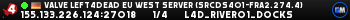 Valve Left4Dead EU West Server (srcds401-fra2.274.4)