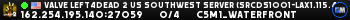 Valve Left4Dead 2 US SouthWest Server (srcds1001-lax1.115.45)