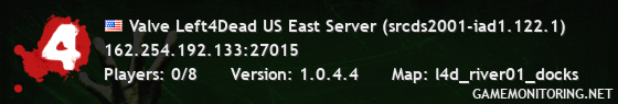 Valve Left4Dead US East Server (srcds2001-iad1.122.1)