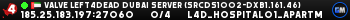 Valve Left4Dead Dubai Server (srcds1002-dxb1.161.46)