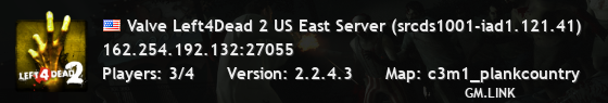 Valve Left4Dead 2 US East Server (srcds1001-iad1.121.41)