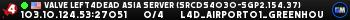 Valve Left4Dead Asia Server (srcds4030-sgp2.154.37)