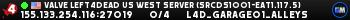 Valve Left4Dead US West Server (srcds1001-eat1.117.5)