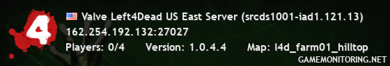Valve Left4Dead US East Server (srcds1001-iad1.121.13)