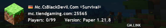 Mc.CsBlackDevil.Com 【Survival】